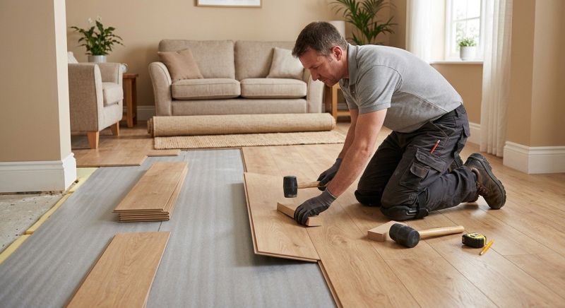Laminate Floor Installation in Belmont, NC