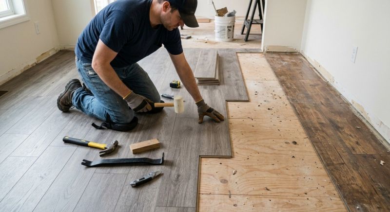 Laminate Floor Installation in Gastonia, NC
