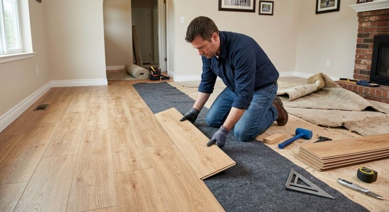 Laminate Floor Remodeling in Rock Hill, SC