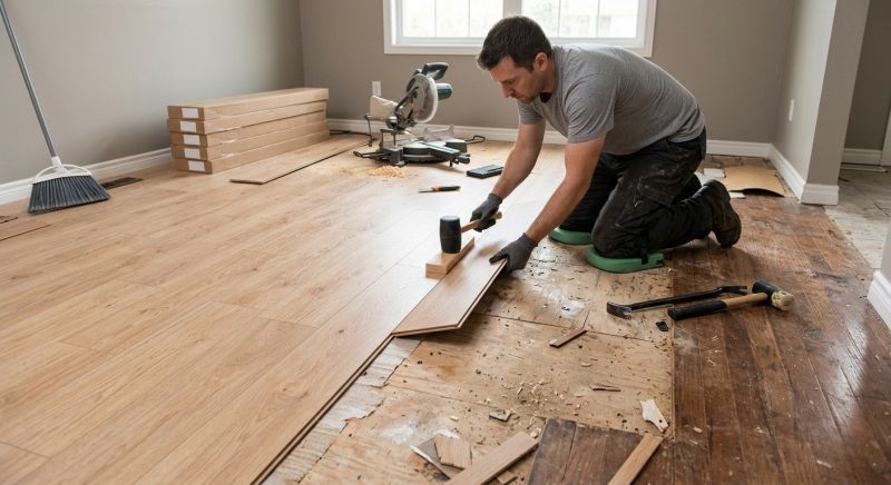 Laminate Floor Replacement in Rock Hill, SC