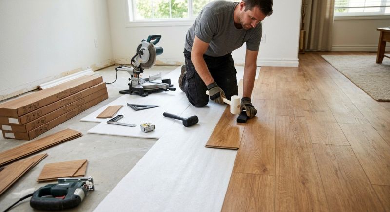 Laminate Floor Replacement in Mecklenburg County, NC