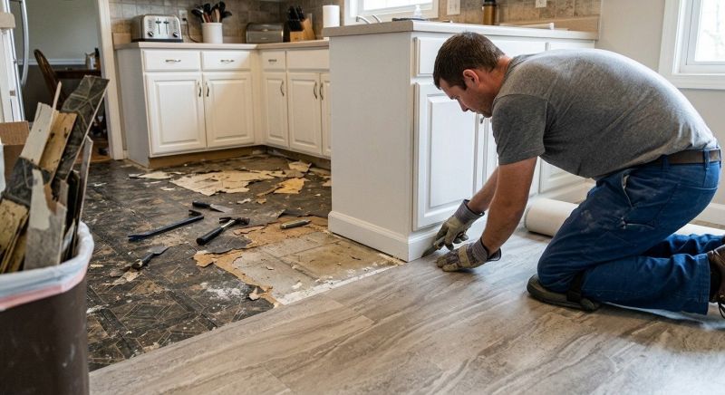 Linoleum Floor Installation in York, SC