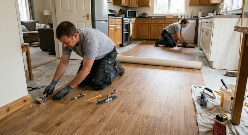 Linoleum Flooring Replacement in Rock Hill, SC