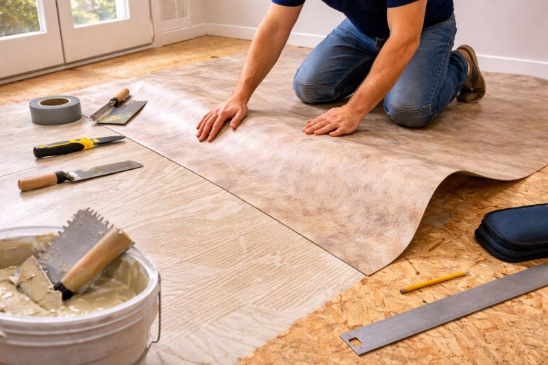 Sheet Vinyl Installation in Edgemoor, SC