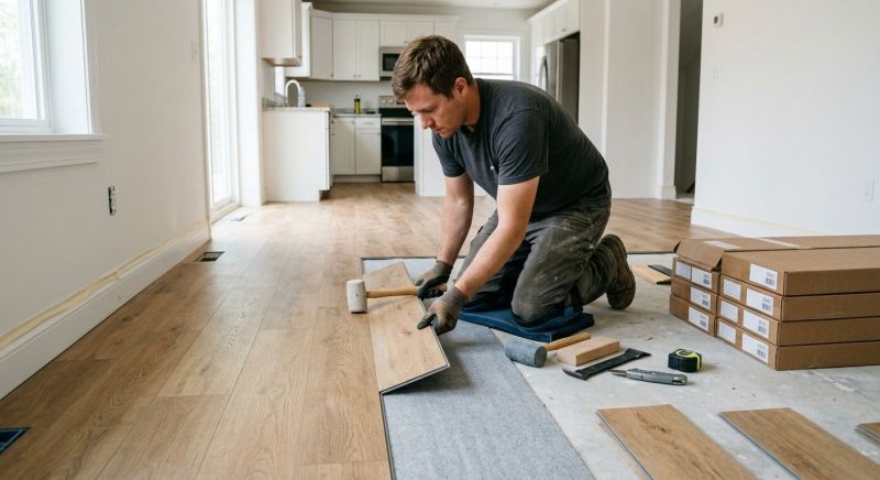 Vinyl Plank Floor Installation in Rock Hill, SC