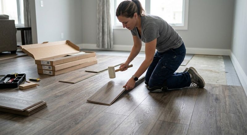 Vinyl Plank Floor Installation in Rock Hill, SC